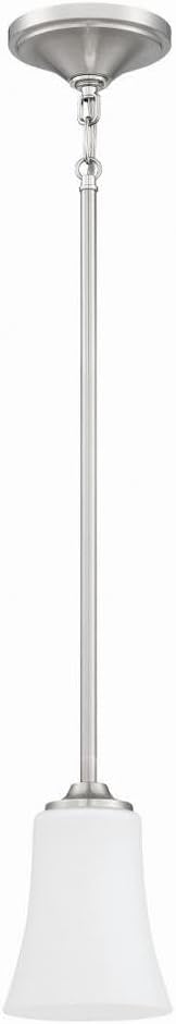 Craftmade Gwyneth 1 Light Mini Pendant Brushed Polished Nickel