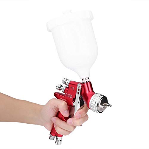 Wide-variërend Professionele spuitpistool Rode HVLP Auto-verfpistool 1.3mm Automotive Gravity Feed Painting Tools… - Image 3