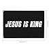 ITPHOYS Jesus Is King Christian Flag - Hope Faith Over Fear - Easter Decoration Gift - Indoor/Outdoor 4x6FT
