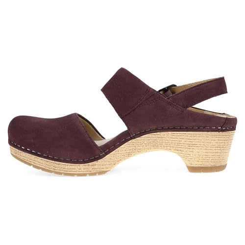 Image of Dansko Lucia Closed-Toe Sandals for Women - Linings from Recycled Materials and Leather for Breathability- Lightweight Rubber Outsole for Long-Lasting Wear