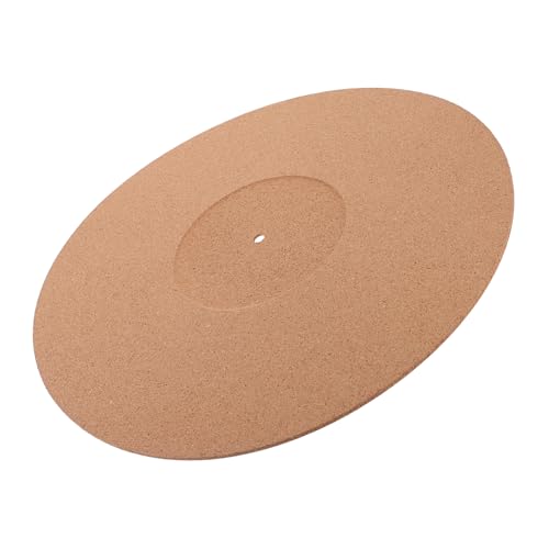 COSMEVIVI Turntable Mat Vinyl Record Protective Pad Cork Slipmat Noise-dampening Sturdy Construction