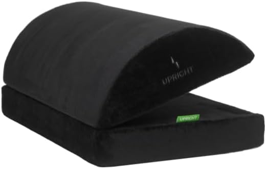 Miniatura 4 de Upright GO Reposapiés ergonómico Taburete de espuma viscoelástica ventilada de gel para debajo del escritorio