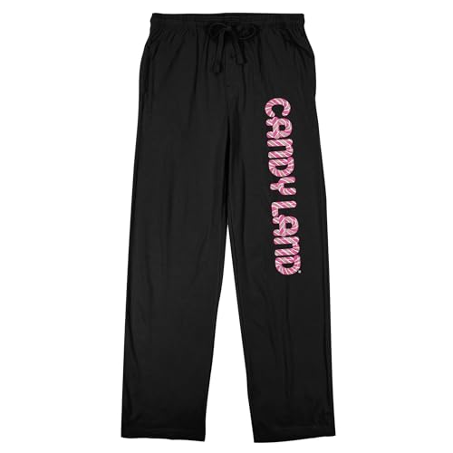 Bioworld Candyland Logo Men's Black Sleep Pants