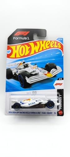 Image of Hot Wheels Racing Bulls Formula One Team [White] F1 2 /5, 68 /250, 1:64 Scale Diecast Toy Vehicle