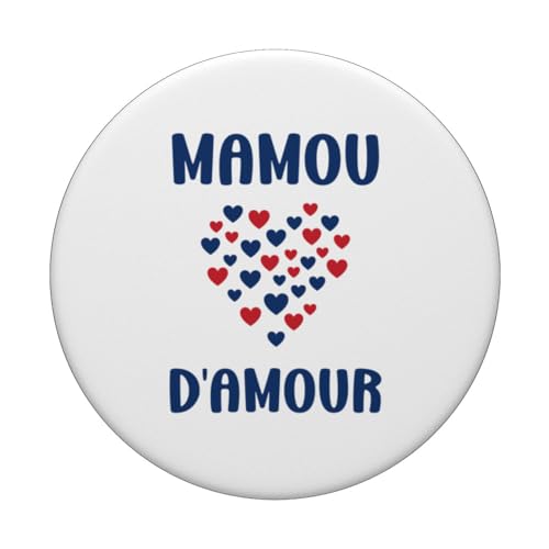 Chérie Surnom Mamou Mamie Amour maman Mamou d'amour PopSockets PopGrip Interchangeable – vue 3