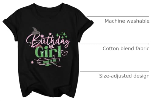 Image of LOTUCY Birthday Girl Outfit for Kids Its Me Hi Im The Birthday Girl Shirt Letter Printed Princess Birthday T-Shirt