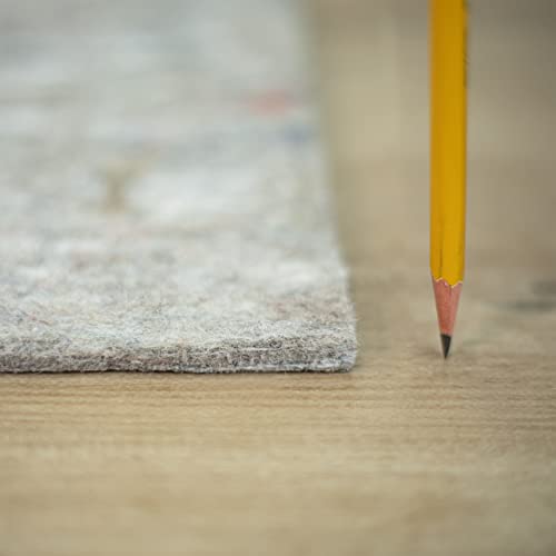 Mohawk Home 8' X 10' 1/2 Rug Pad 100% Felt Protective Cushion, Premium Comfort Underfoot – Safe For All Floors #TOP7