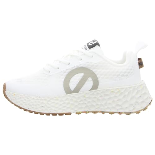 No Name Para Mujer. LNVDMS0 Zapatillas Carter Fly Blanco (40), Plano, Cordones, Casual, Sostenible - 2