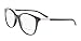 Burberry BE 2172 3001 Black Plastic Round Eyeglasses 52mm