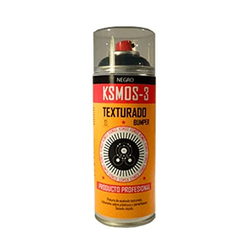 Ksmos Spray 3 Bumper Texturado 400 ml. Colores Negro, Antracita,