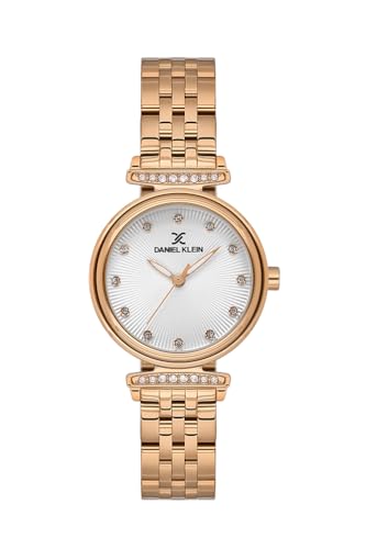 Image of DANIEL KLEIN Two-Tone Silver Watch Stylish Office Wear -DK.1.13958-5
