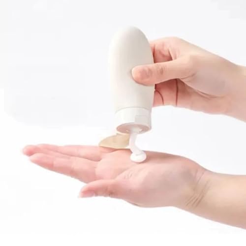 Şampuan, Premium Doldurulabilir Taşınabilir Krem Jel 3 Adet 60 ml Hijyenik Seyahat Tipi Banyo Seti