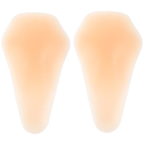 INOOMP 1 Pair Silicone Knee Pads for Skating Adhesive Knee Brace for Ice Skating Flexible Protection Comfortable Silicone Material Enhanced Stability Support