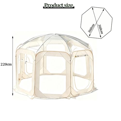 Carpa instantánea para camping 8 lados para 5-8 personas miniatura 7