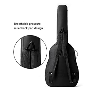 FRIKE Guitar Gig Bag Sac à Dos De Transport Acoustic Classical Guitar Case Bandoulière Réglable Rembourré épais 39 40 41… - Les Beatles, Paul McCartney, John Lennon, RIngo Starr, George Harrison FRIKE Guitar Gig Bag Sac à Dos De Transport Acoustic Classical Guitar Case Bandoulière Réglable Rembourré épais 39 40 41… – Image 5