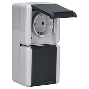 Jung SCHUKO Steckdose 822 W 2fach Feuchtraum