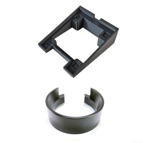Image of Coffee Grinder Dosing Funnel for Eureka Mignon MMG - Anti-Static Silicone Ring & Base Assembly - Black(Base+Ring)