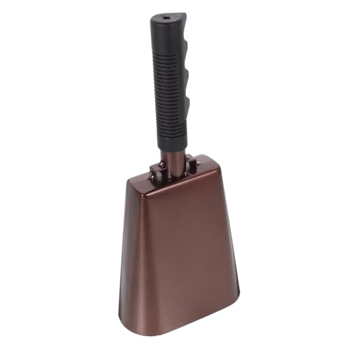 ULDIGI Metal Cowbell Handle German Style Sports Event Cheering Bell Noise Maker for Football Games