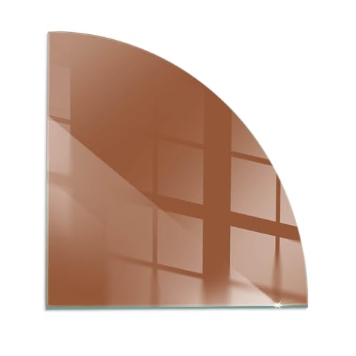 Plaque de sol de cheminée marron anti-brûlure pour protéger le parquet