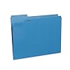 Blue Summit Supplies Blue File Folders - Letter Size, 1/3 Cut Tabs, Durable 11pt Paper, Uncoated Blue Paper, Colorful Folders for Office & Home Organization #4