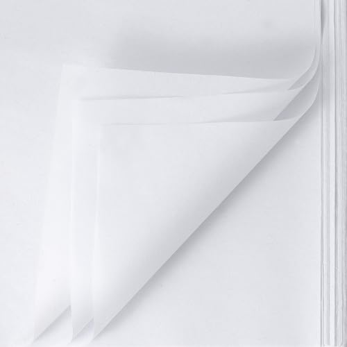 Image of Simetufy 1000 Sheets 14x20 White Tissue Paper Bulk for Gift Bags | Gift Packing Paper for Moving Gift Wrapping Wedding Birthdays Holidays Crafts & Decor