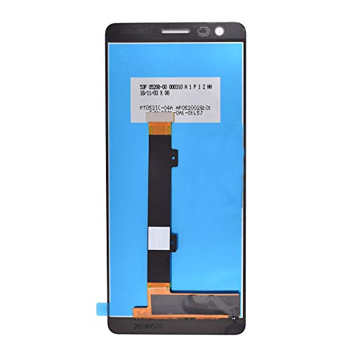 Image of Black TA-1049 Display LCD Touch Digitizer Screen with Adhesive Replacement for Nokia 3.1 TA-1057 TA-1063 TA-1070 TA-1074