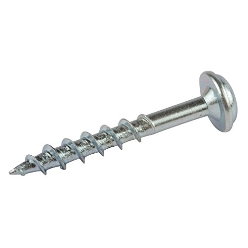 Preisvergleich Produktbild Silverline Zinc Pocket Screws Washer Head - Coarse