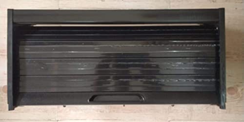 Image of DBR Polyvinyl Chloride PVC Rolling Shutter Standing Under Cabinet ShelfBlack For Kitchen Cabinet Width 60 Cm (600X1320 MM)