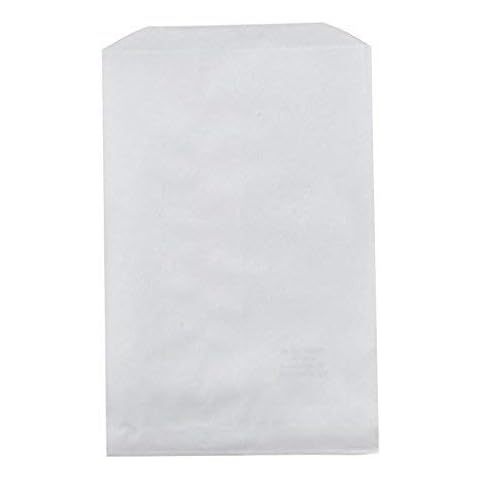 100 pcs 5" X 7" White Kraft Paper Bags for Candy, Cookies, Doughnut, Crafts, Party Favors, Sandwich, Jewelry, Merchandise, Gift Bags Cover