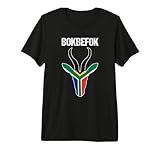Bokbefok South African Rugby Bokke South Africa Flag Colours Premium Tri-blend T-Shirt
