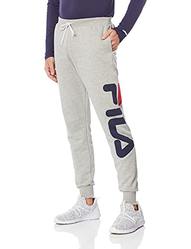 Calça Basic Letter, FILA, Masculino, Cinza Mescla, M