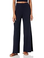 The Drop Women's Catalina Pull-On Rib Sweater Pant, Navy, XL