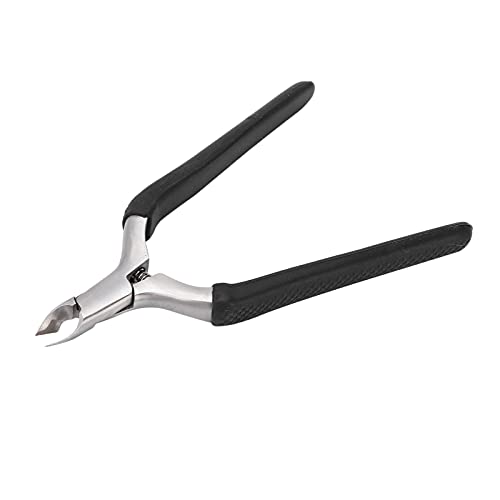 Recortadora de Cutículas, Tijeras de Uñas Pippers de Cutículas de Acero Inoxidable Silicona Toe Clipper Trimmer de Cutícula Herramienta de Pedicura Nipper Herramienta