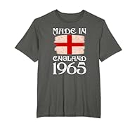 If you Love St Georges Day this Made In England 1965 design with St Georges flag on the front is a perfect design for you. English and proud Love St Georges Day Made In England 1965 For Englishman Lightweight, Classic fit, Double-needle sleeve and bo...