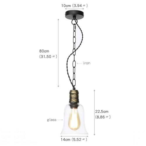 Lámpara de cocina Edison ajustable para isla de cocina y restaurantes acogedores 6
