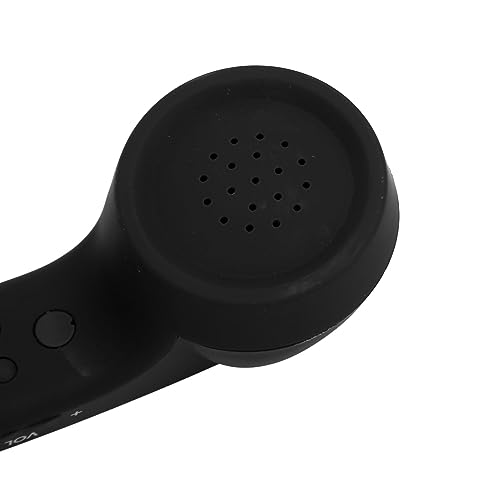 Combiné téléphonique rétro cadeau original vintage microphone HD noir