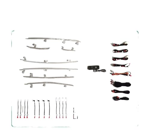 XCZPRKMXY Screen Control Key Control 64 Colors Ambient Light Compatible with Volvo S90 V90 2017-2022 Led Decorate Illuminated Strip with Dashboard(Set 1)