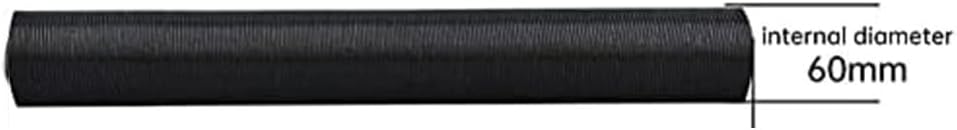 Air Intake Hose 60mm, Corrugated Heater Duct With Matching Insulating Aluminium Foil Tube 0.8/1/2/3m Hot Air Inlet Extension(80cm)