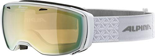 Lunettes de ski ALPINA ESTETICA pearlwhite anti-buée pour éviter la buée