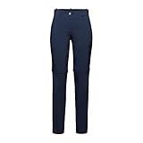 Hochwertige verarbeitung Mammut Damen Runbold Zip Off Wanderhose, Blau, 40 EU