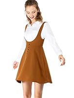 Algopix Similar Product 15 - Allegra K Womens Button Decor Overalls