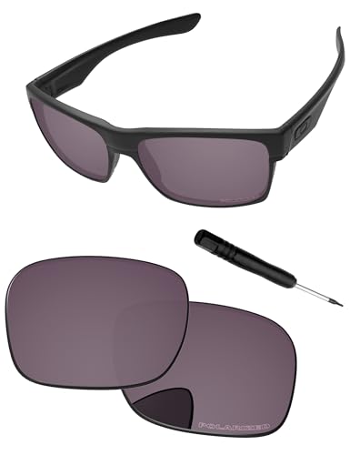 Image of Replacement Lenses & Screwdriver for Oakley TwoFace OO9189 Sunglass - Precision Fit, UV Block & Impact Resistant