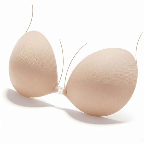 ORGOT Klebe BH Push Up Klebe-BH für Damen Trägerloser Wiederverwendbarer Unsichtbarer Rückenfreier BH Selbstklebende Abdeckung für Rückenfreie Kleider