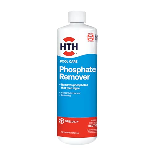 HTH 87322 Phosphate Remover Swimming Pool Chemical 1 qt