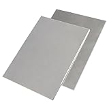 TEN-HIGH 2 Pack 20 Gauge Mild Steel Sheet Metal Plate 12 x 16 Inch Cold Rolled Steel Plate for Professional Industrial Use and DIY Projects - Smooth Surface, Easy to Form and Weld