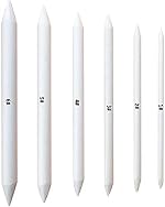 Freedy 6 PCS Blending Stumps and Tortillions Paper Art Blenders for Student Artist Charcoal Sketch Drawing Tools(B)