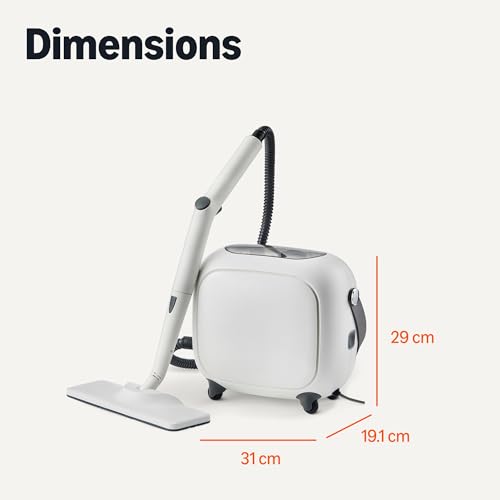 Amazon Basics Multipurpose Steam Cleaner for Home with 22 Accessories, Chemical-Free Cleaning, 51oz tank, 1500W, White by Amazon Basics - Image 5