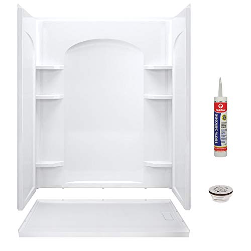 Transolid Kcs-Flun6030R-31 60-In X 30-In Right Hand Low Profile Shower Kit, White #TOP17