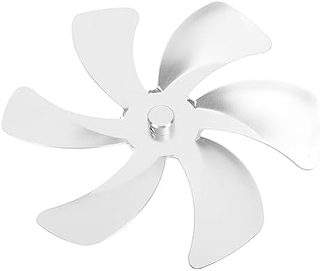 Metal Stove Fan Blade, Stove Fan Blade Replacement Battery Aluminium Alloy 6 Bla