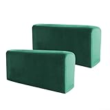 Photo Gallery vrtyveybb set di 2 fodere protettive per divano e sedia, design a scacchi, antiscivolo, colore: verde scuro Photo Gallery vrtyveybb set di 2 fodere protettive per divano e sedia, design a scacchi, antiscivolo, colore: verde scuro